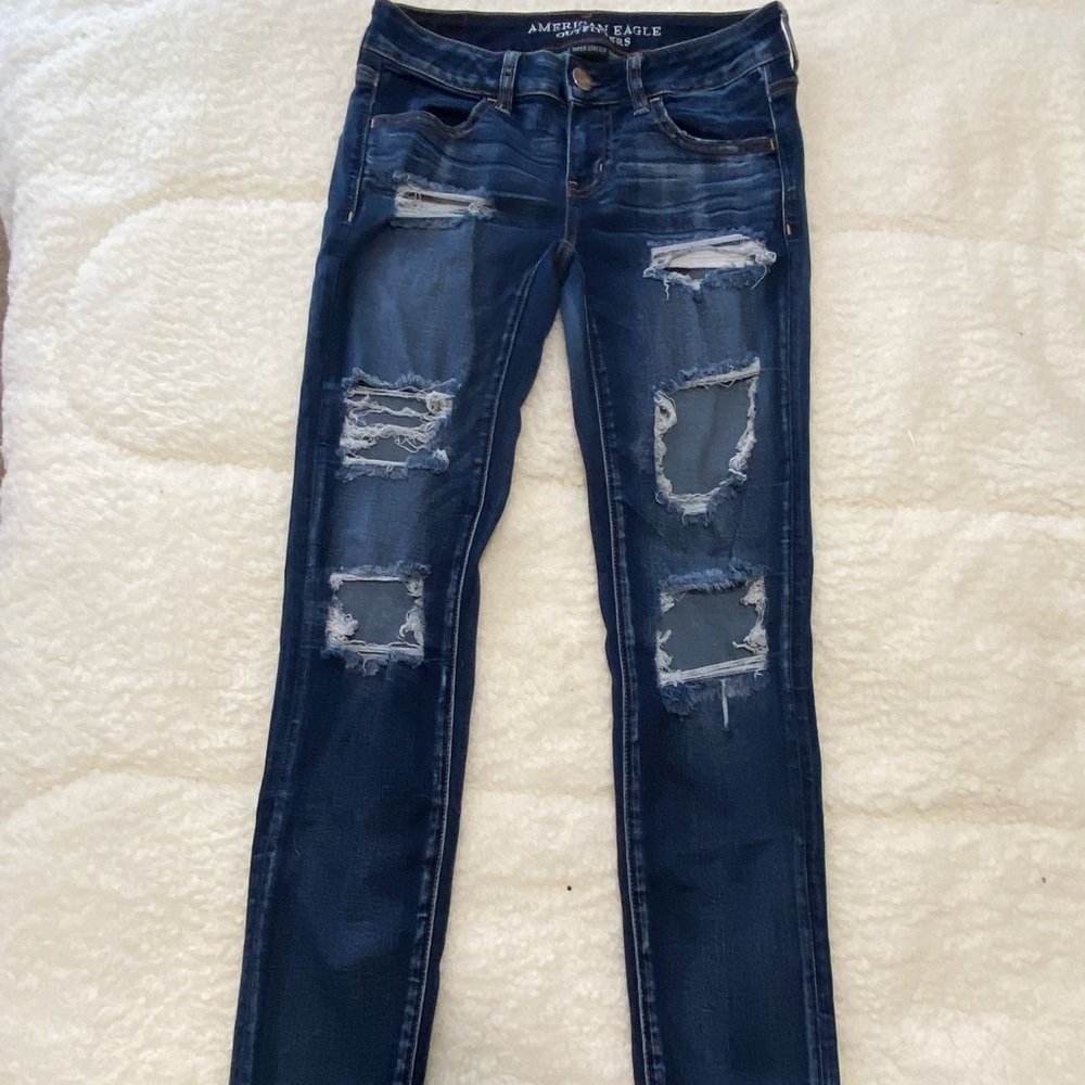 American Eagle Ripped Skinny Jeans